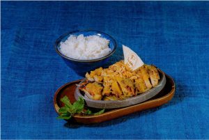 Gà nướng đá nóng
